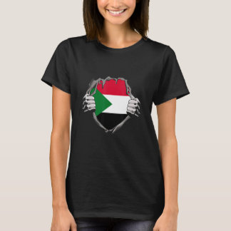 Camiseta Sudan Flag