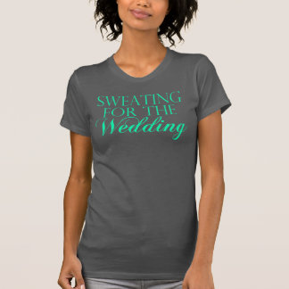 Camiseta Sudando Menta & Gris Para La Boda. Singlet
