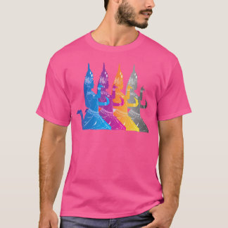 Camiseta Sudeste asiático colorido baile tradicional tailan