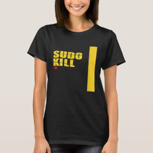 Camiseta Sudo Mata Devops Linux Ubuntu Centos Pid Computado