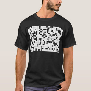 Camiseta sudoku blanco negro