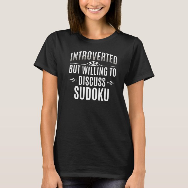 Camiseta Sudoku introvertido (Anverso)