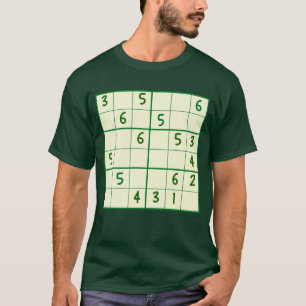 Camiseta Sudoku Puzzle 6x6 T-Shirt