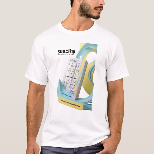 Camiseta Sudoku Puzzle – Brain-Boosting Fun for All Ages  (Anverso)
