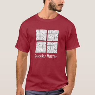 Camiseta Sudoku rompe el diseño