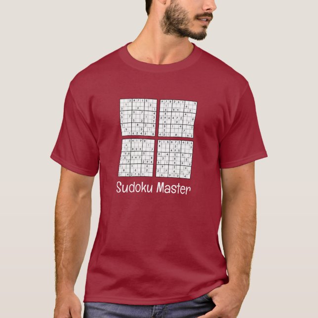 Camiseta Sudoku rompe el diseño (Anverso)