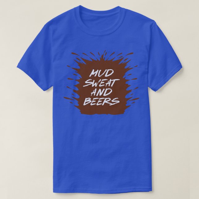 Camiseta Sudor de barro y cerveza (Diseño del anverso)
