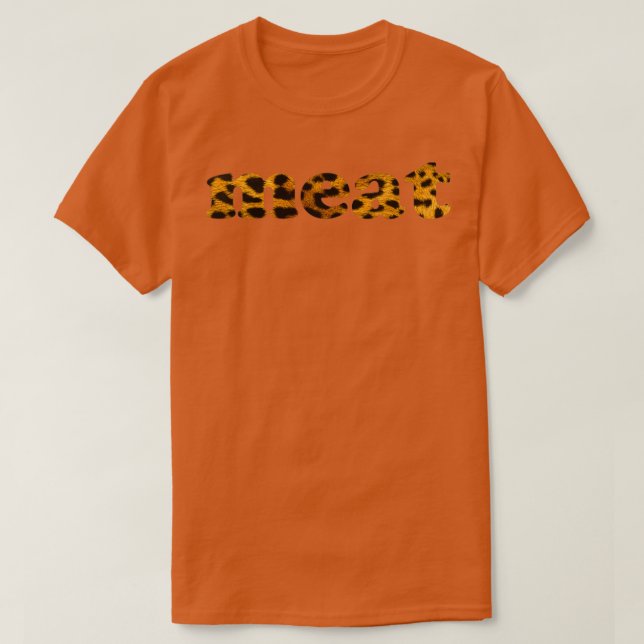 Camiseta Sudor de carne de leopardo (Diseño del anverso)