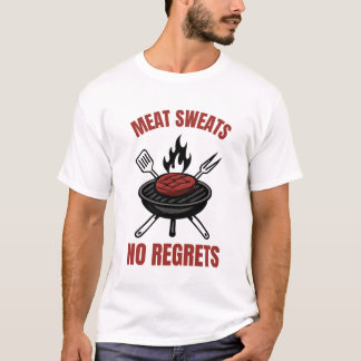 Camiseta Sudor de Carne Sin Arrepentimientos Regalo Diverti