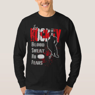 Camiseta Sudor de sangre de hincha canadiense sin miedo hoc
