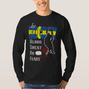 Camiseta Sudor de sangre de partidarios de Suecia sin miedo