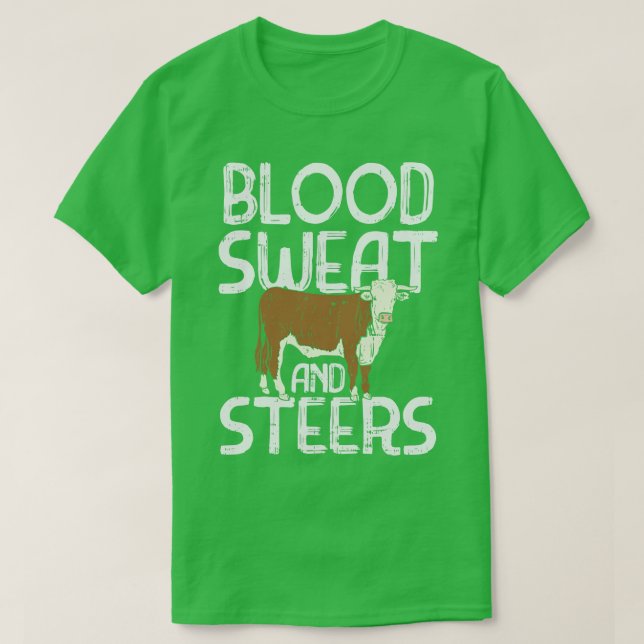 Camiseta Sudor de sangre y acero (Diseño del anverso)