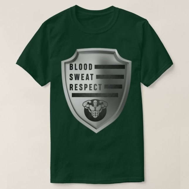 Camiseta Sudor de sangre y respeto (Diseño del anverso)