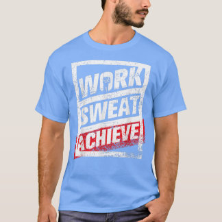 Camiseta Sudor de trabajo Lograr entrenamiento de gimnasio 