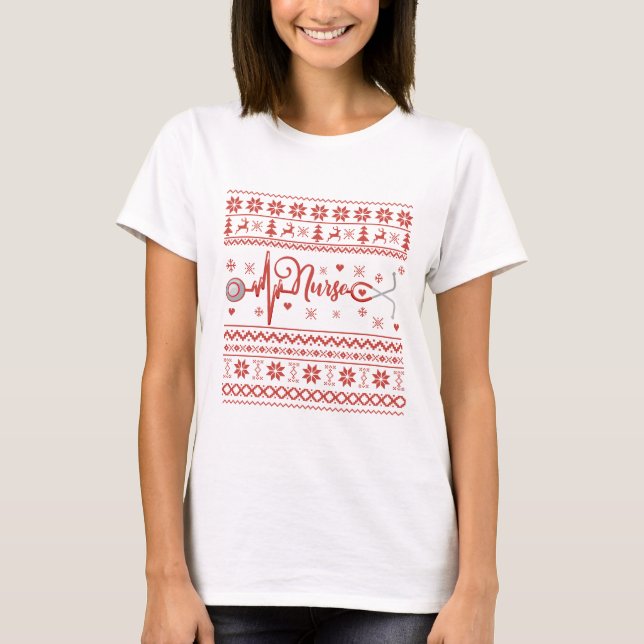 Camiseta Sudor navideño feo (Anverso)