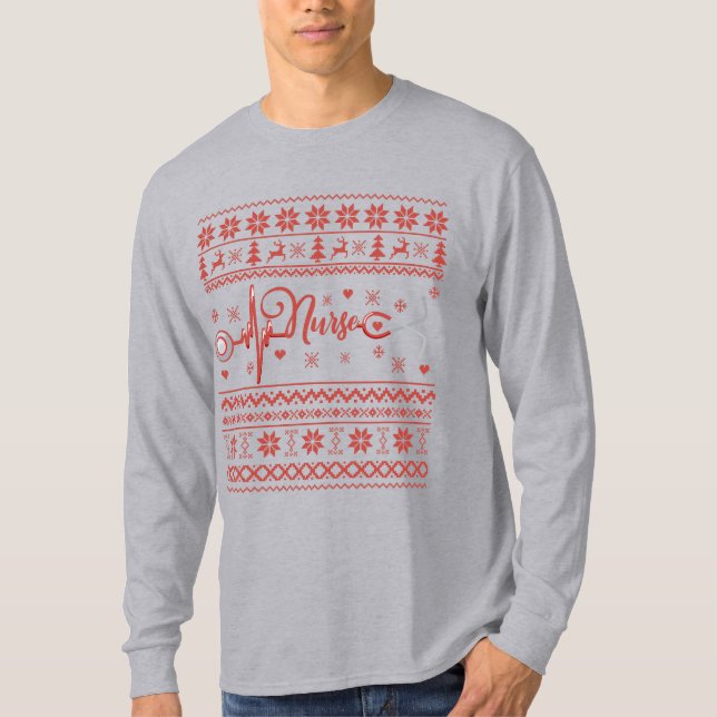 Camiseta Sudor navideño feo (Anverso)