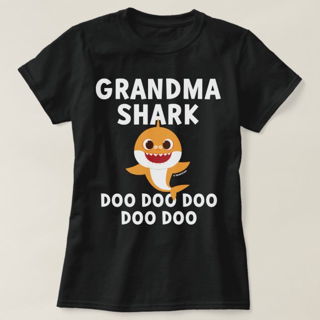 Camiseta Sudor oficial del tiburón de la abuela Pinkfong (Diseño del anverso)