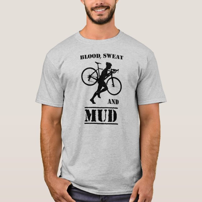 Camiseta Sudor Sanguíneo Y Ciclismo De Barro (Anverso)