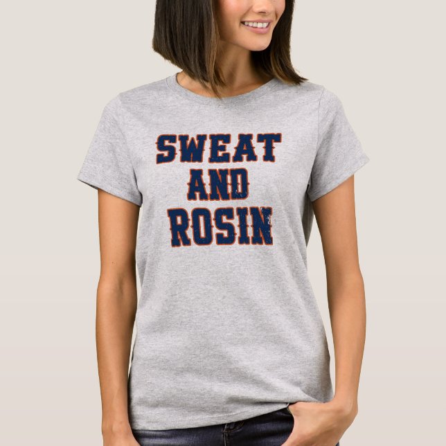 Camiseta Sudor Y Rosin - Béisbol De Nueva York (Anverso)