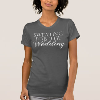 Camiseta Sudoración gris y blanca para la boda. Singlet