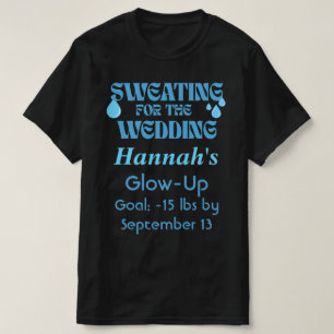 Camiseta Sudoración para el Boda