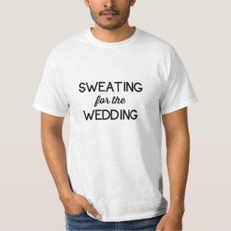 Camiseta Sudoración para el Boda