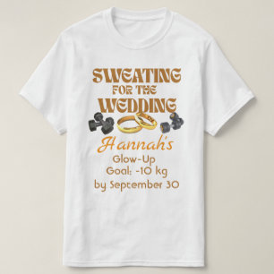 Camiseta Sudoración para el Boda
