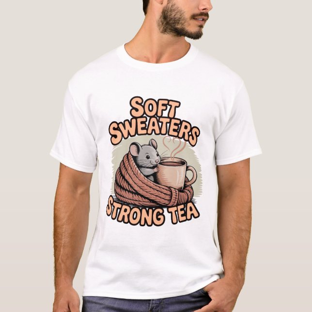 Camiseta Sudores Suaves Té Fuerte Tea Cosmo Otoño (Anverso)