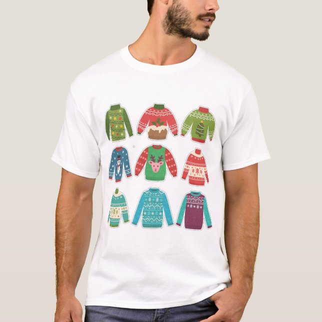 Camiseta Sudorosos, Navidades, vacaciones (Anverso)