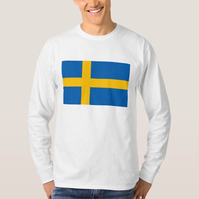 Camiseta Suecia - Bandera nacional sueca (Anverso)