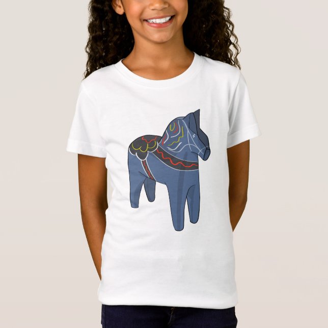Camiseta Suecia Dala Horse Dalecarlian Sueco (Anverso)