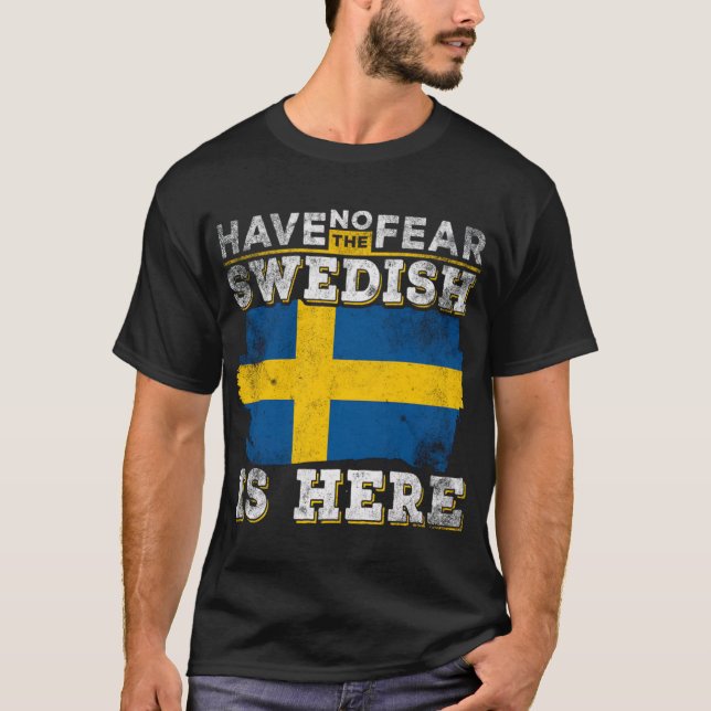 Camiseta Suecia Divertida Sueca (Anverso)