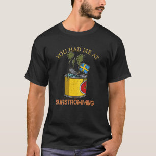 Camiseta Suecia especialidad de pescado sueco Surstromming