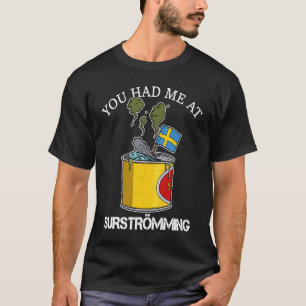 Camiseta Suecia especialidad de pescado sueco Surstromming