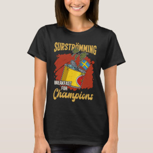Camiseta Suecia especialidad de pescado sueco Surstromming