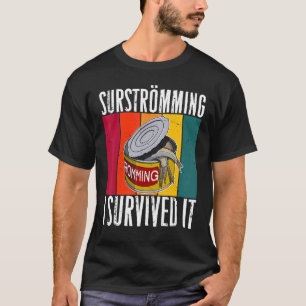Camiseta Suecia Especie de pescado sueca Surstromming Puke 