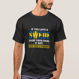 Camiseta Suecia Para Suecos Orgullosos Bandera Sueca Sverig