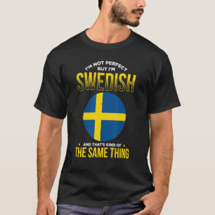Camiseta Suecia para suecos orgullosos Bandera sueca Sverig