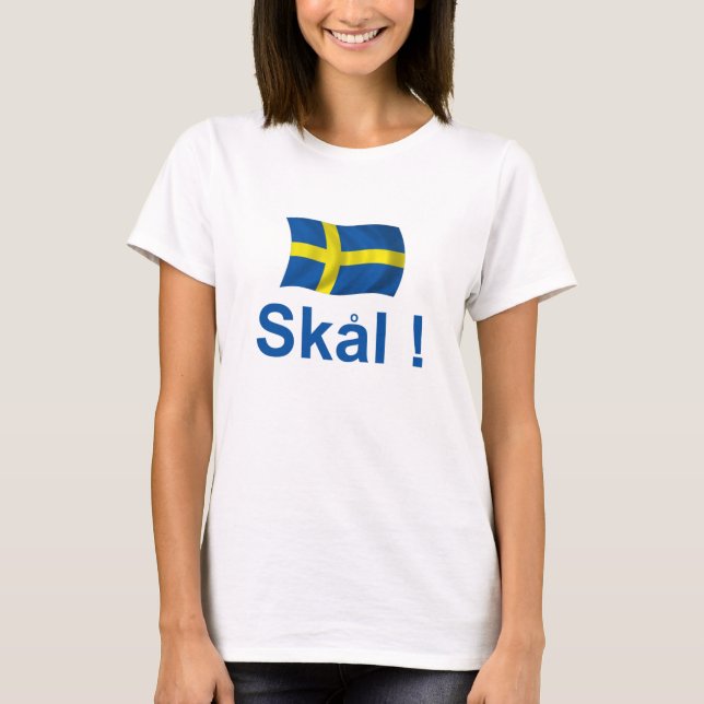 Camiseta ¡Suecia Skal! (Anverso)