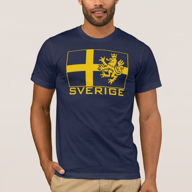 Camiseta Suecia Sverige (Anverso)