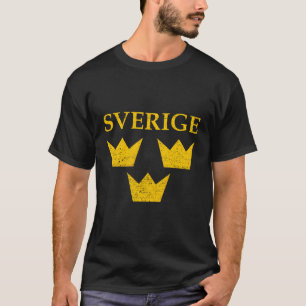 Camiseta Suecia Tres coronas de Sverige Tre Kronor