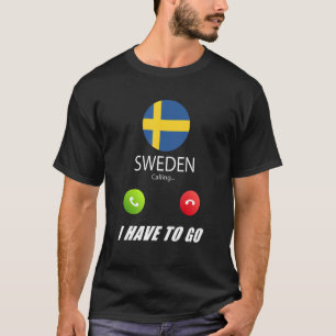 Camiseta Suecia, un recuerdo de la bandera de Suecia que ll
