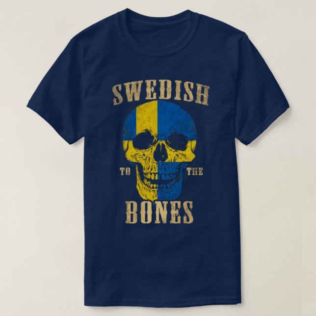 Camiseta Sueco A Los Huesos (Diseño del anverso)