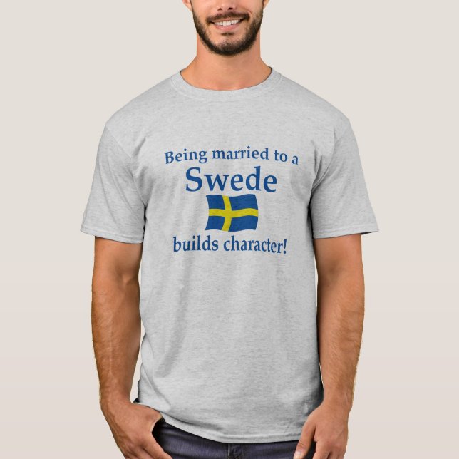 Camiseta Sueco construye el carácter (Anverso)