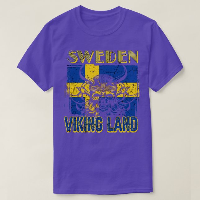 Camiseta Sueco tierra viking (Diseño del anverso)