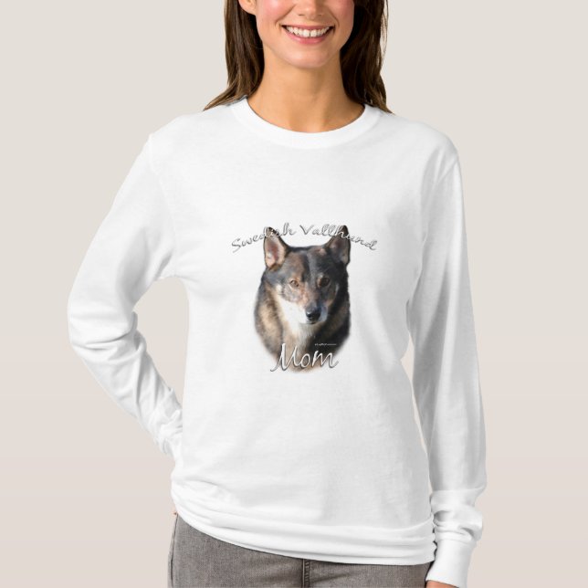 Camiseta Sueco Vallhund Mom 2 (Anverso)