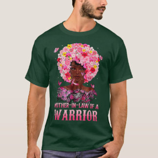 Camiseta Suegra De Cáncer De Mama De Reina Negra Guerrera A