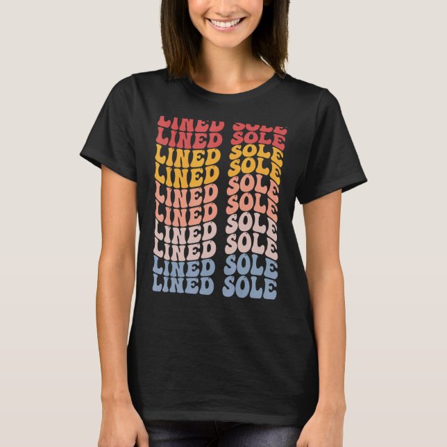 Camiseta Suela Liniada Groovy Retro Pez (Anverso)