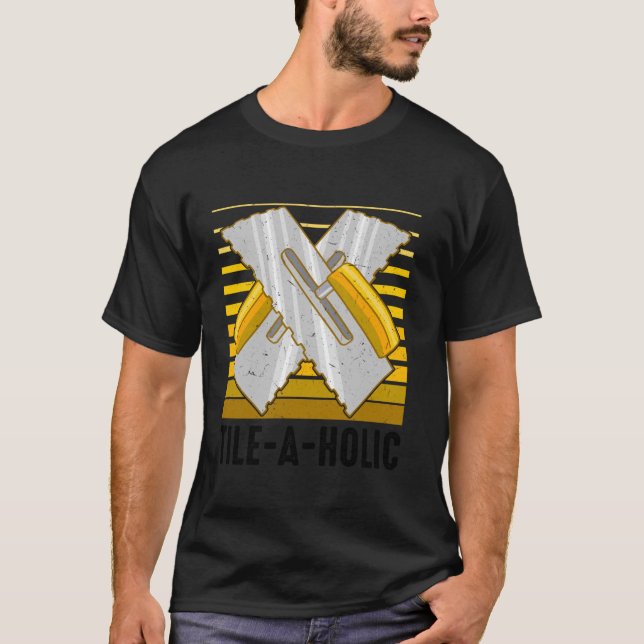 Camiseta Suelo de la baldosa del suelo del suelo Tile Man T (Anverso)
