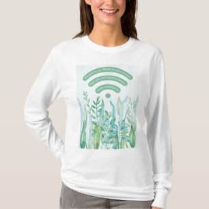 Camiseta Suelo forestal - hojas tropicales más presupuesto